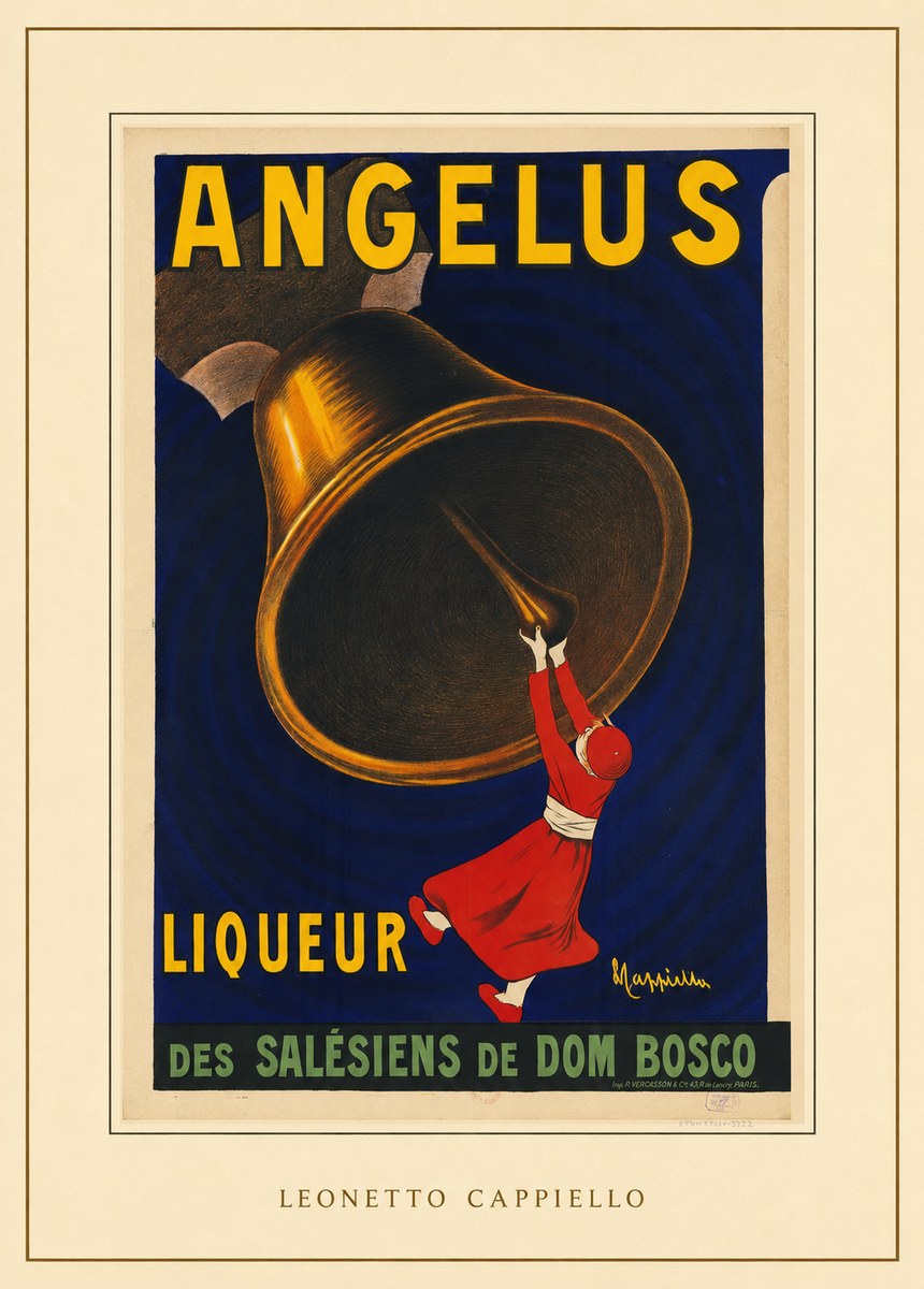 Leonetto Cappiello Angelus No4 - Plakát