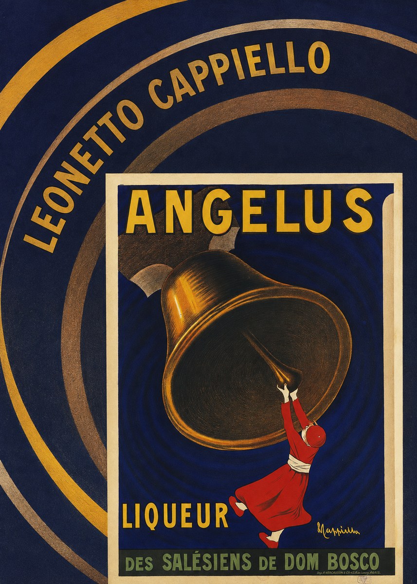 Leonetto Cappiello Angelus No6 - Plakát