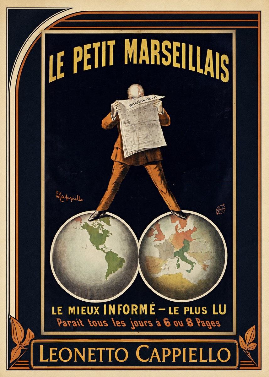 Leonetto Cappiello Le Petit Marseillais No1 - Plakát