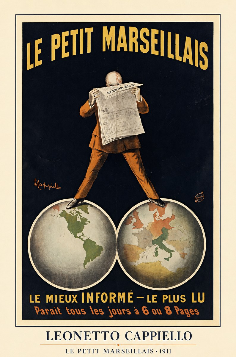 Leonetto Cappiello Le Petit Marseillais No3 - Plakát