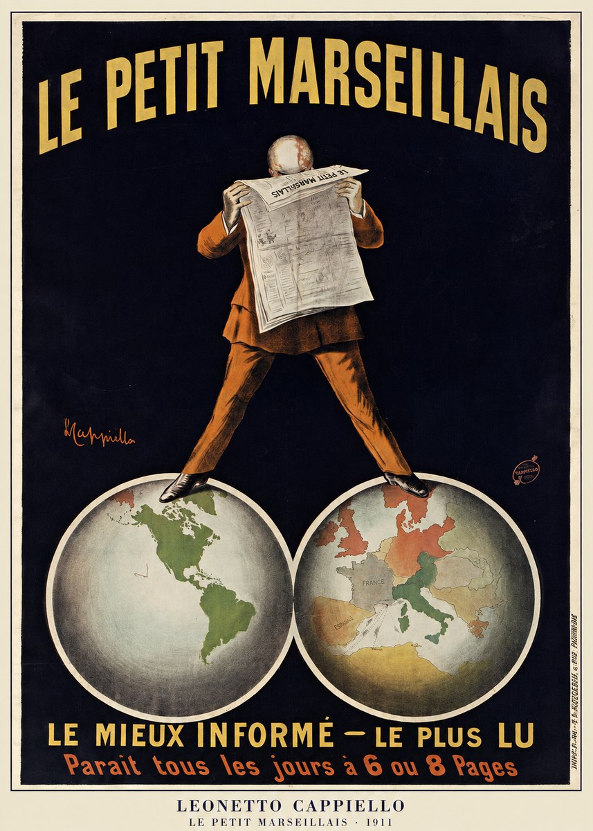 Leonetto Cappiello Le Petit Marseillais No5 - Plakát