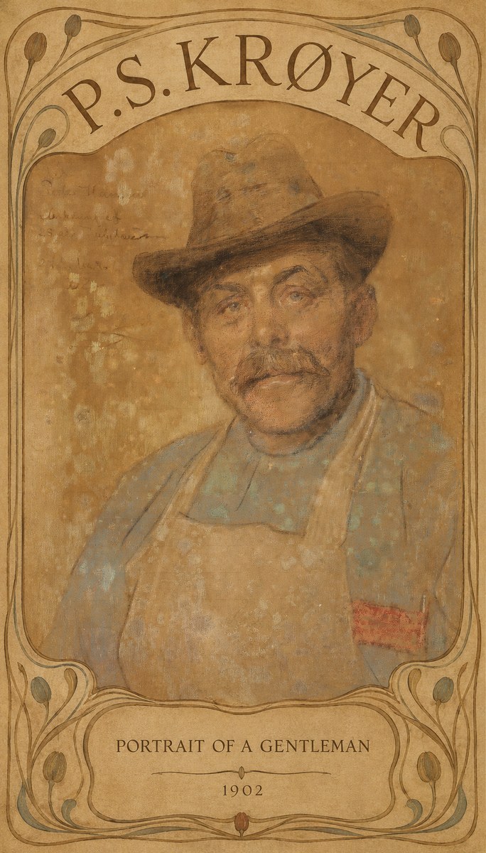 P.S. Krøyer Portrait of a Gentleman No3 - Plakát