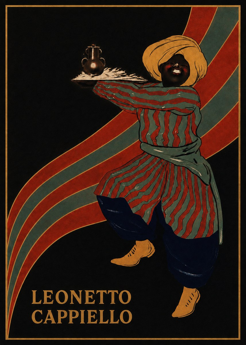 Leonetto Cappiello The Sultan No4 - Plakát