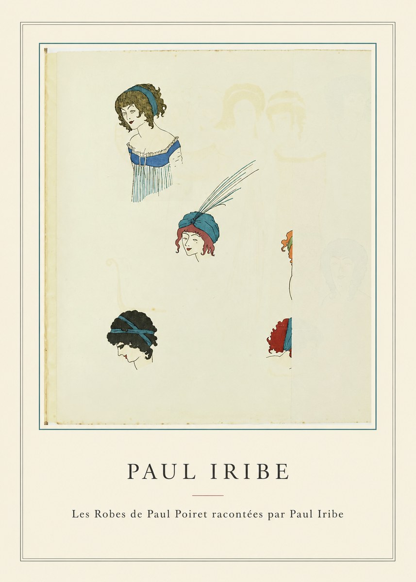 Paul Iribe Les Robes De Paul Poiret Racontées Par Paul Iribe No4 - Plakát
