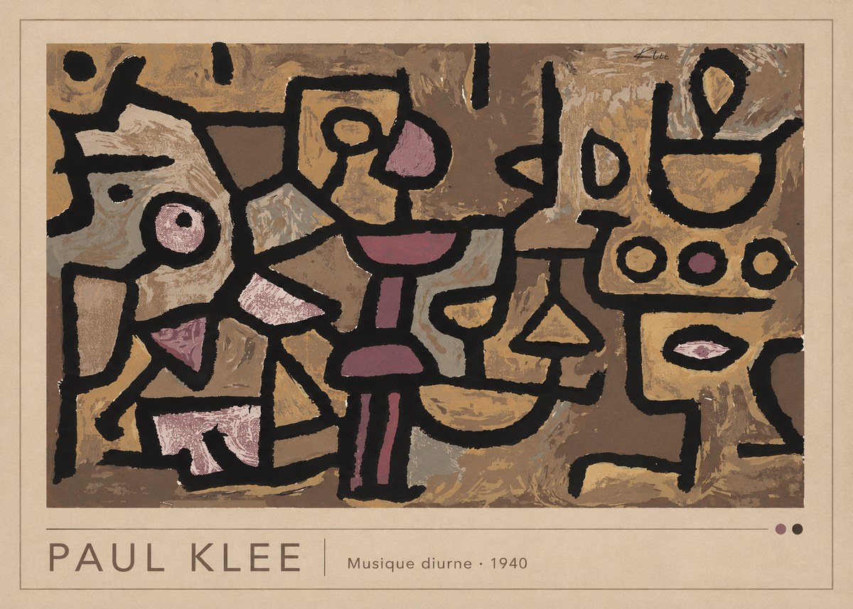 Paul Klee Musique Diurne No2 - Plakát
