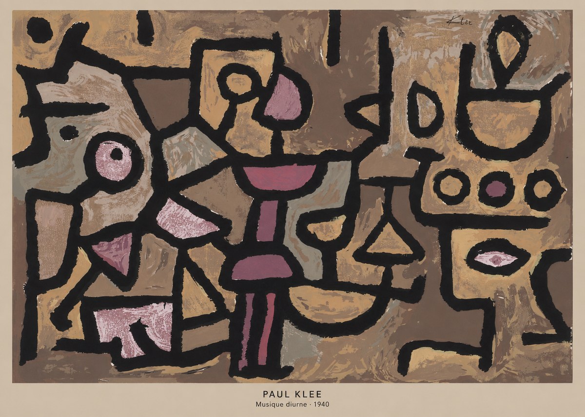 Paul Klee Musique Diurne No5 - Plakát
