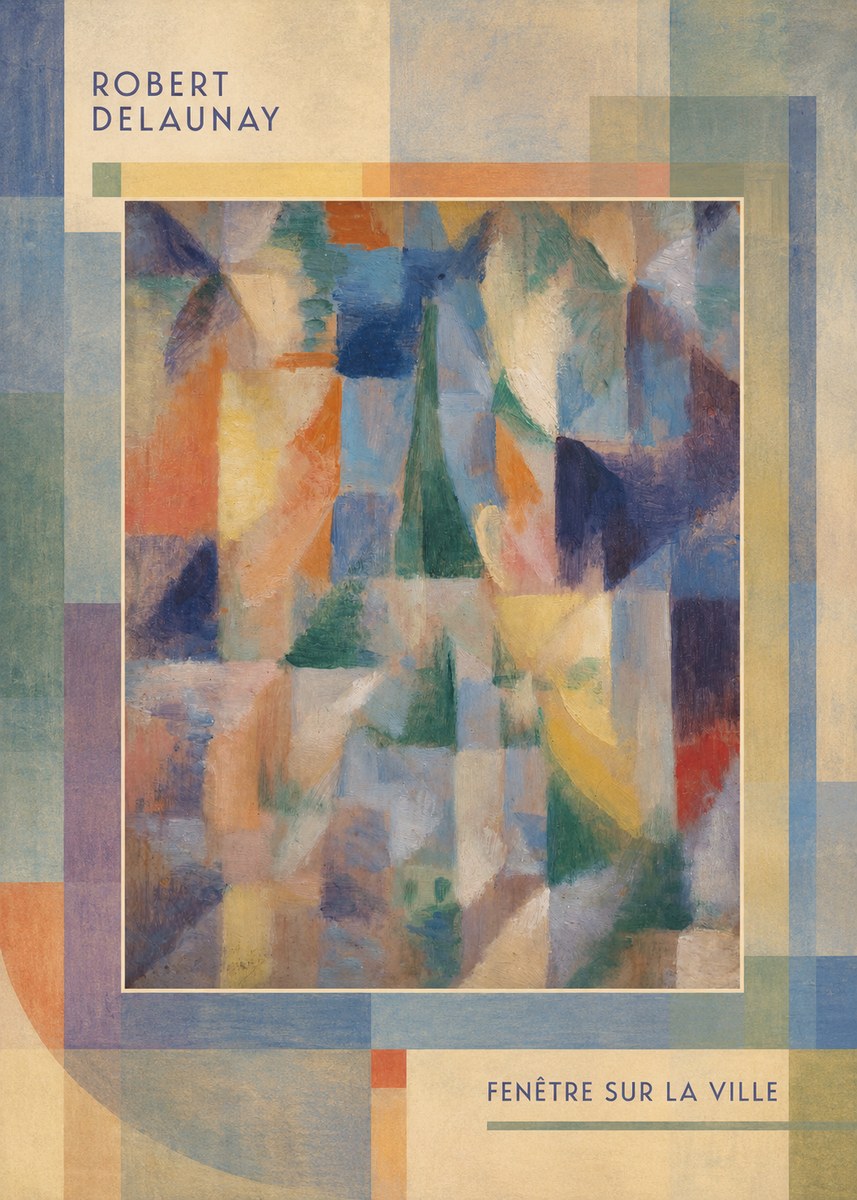 Robert Delaunay Fenêtre Sur La Ville No3 - Plakát