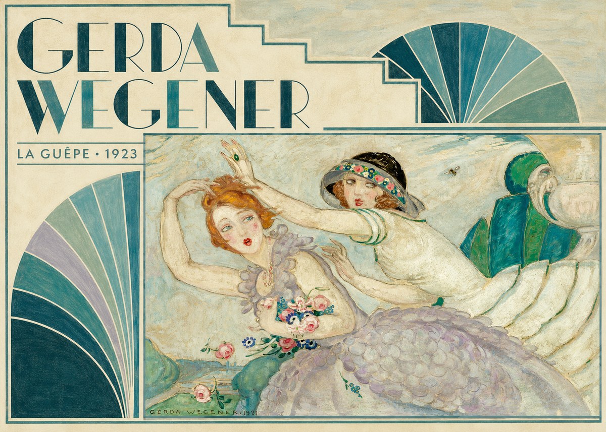 Gerda Wegener La Guêpe No4 - Plakát