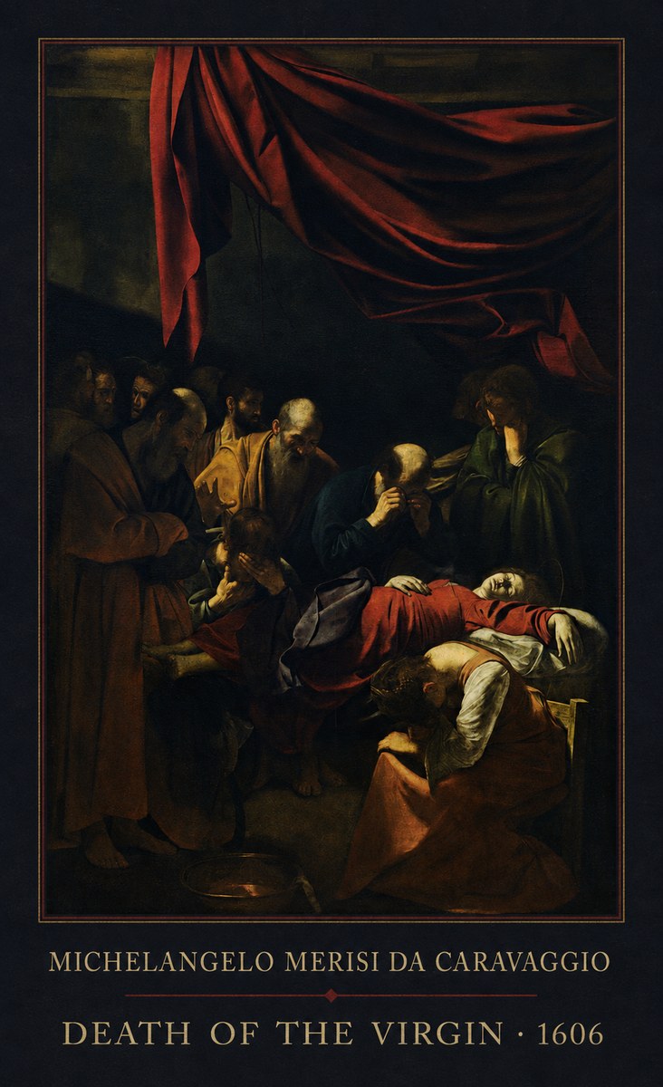 Michelangelo Merisi da Caravaggio Death of the Virgin No1 - Plakát