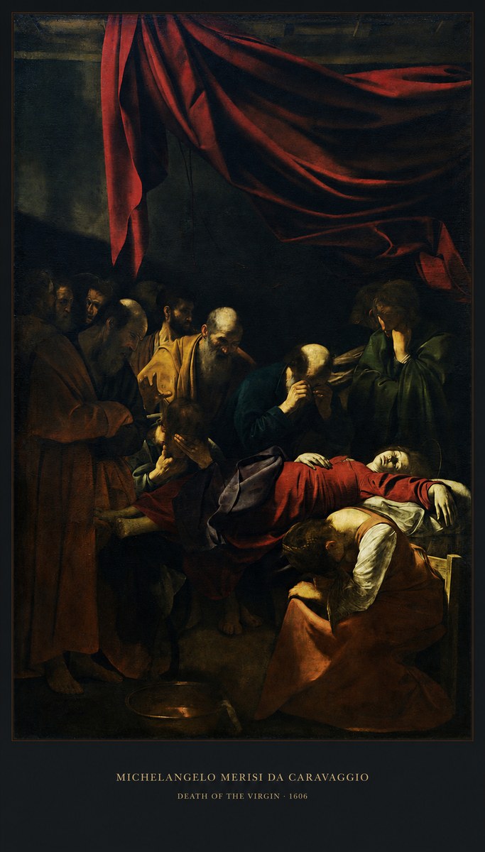Michelangelo Merisi da Caravaggio Death of the Virgin No5 - Plakát