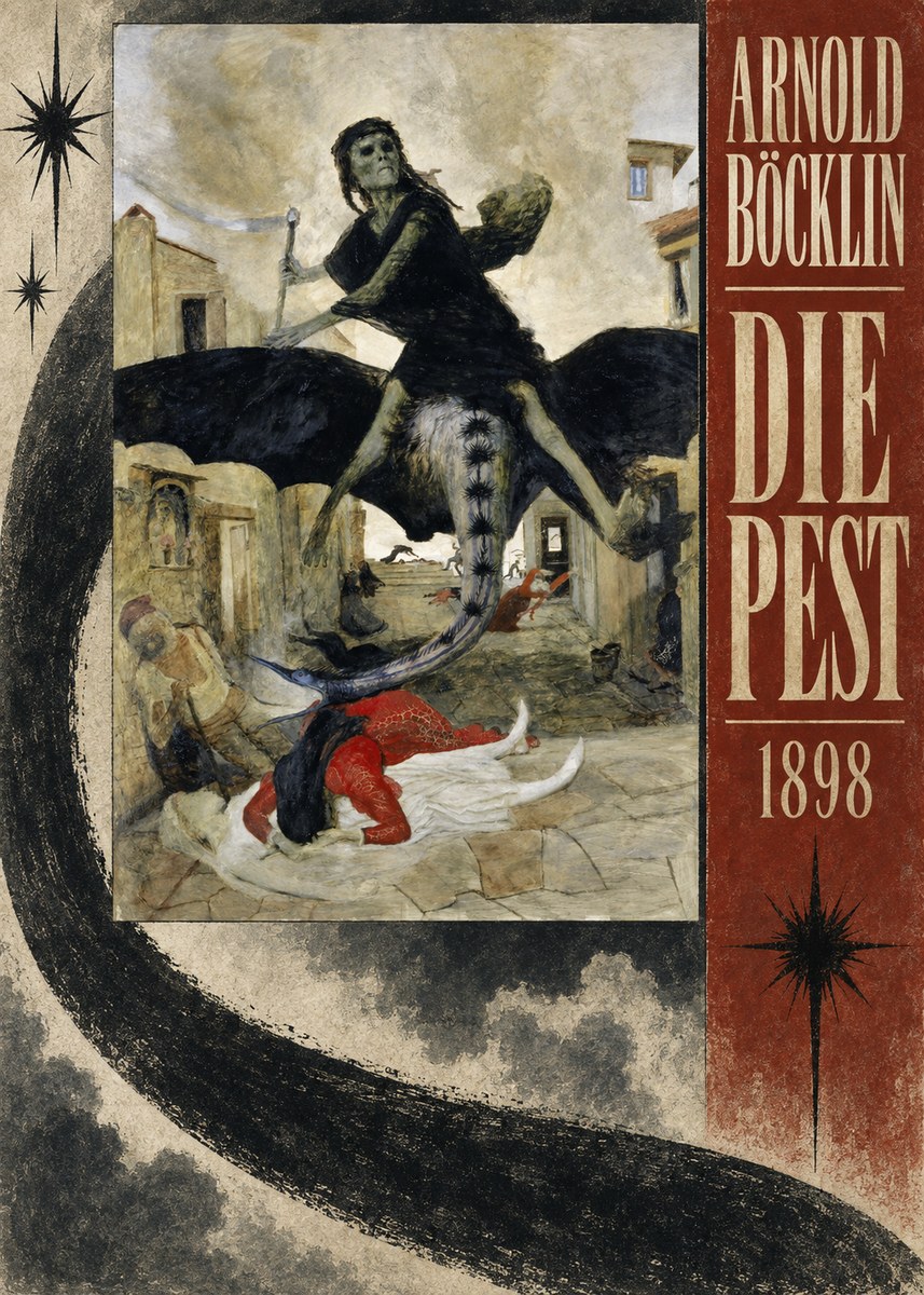 Arnold Böcklin Die Pest II No6 - Plakát