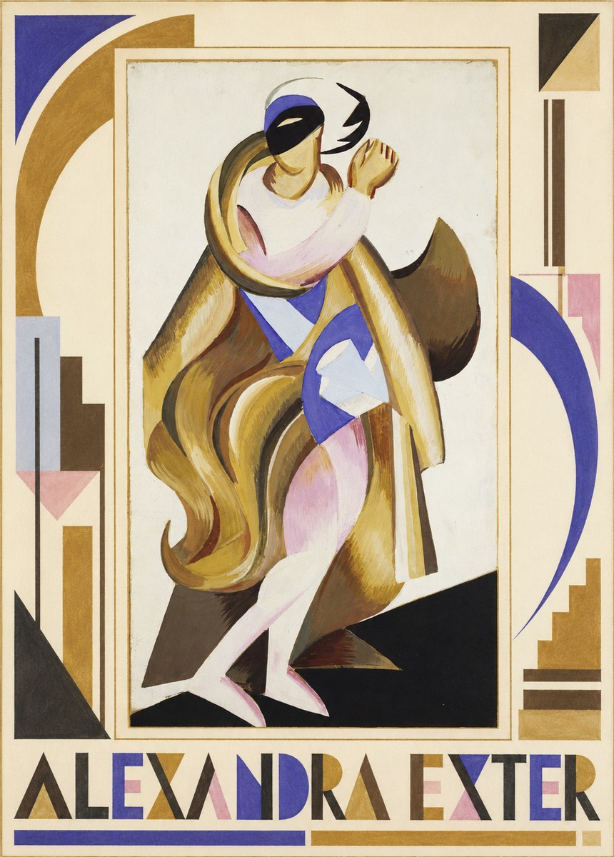 Alexandra Exter Art Deco Figure No1 - Plakát