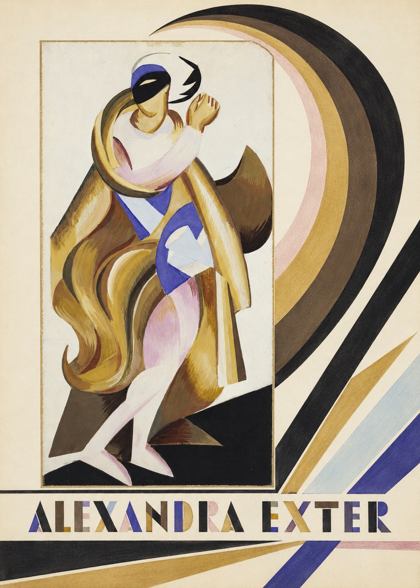 Alexandra Exter Art Deco Figure No4 - Plakát