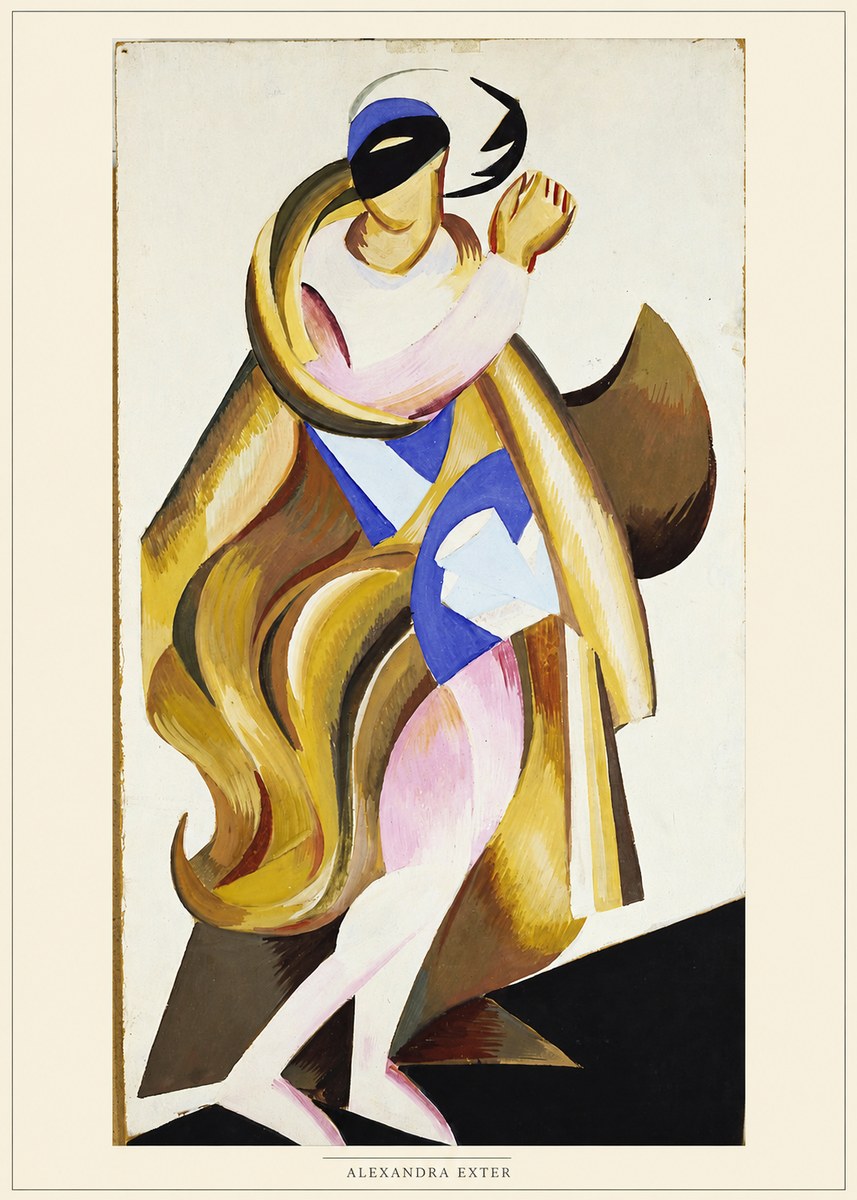 Alexandra Exter Art Deco Figure No6 - Plakát