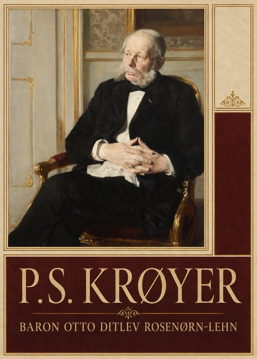 P.S. Krøyer Baron Otto Ditlev Rosenørn-lehn No5 - Plakát