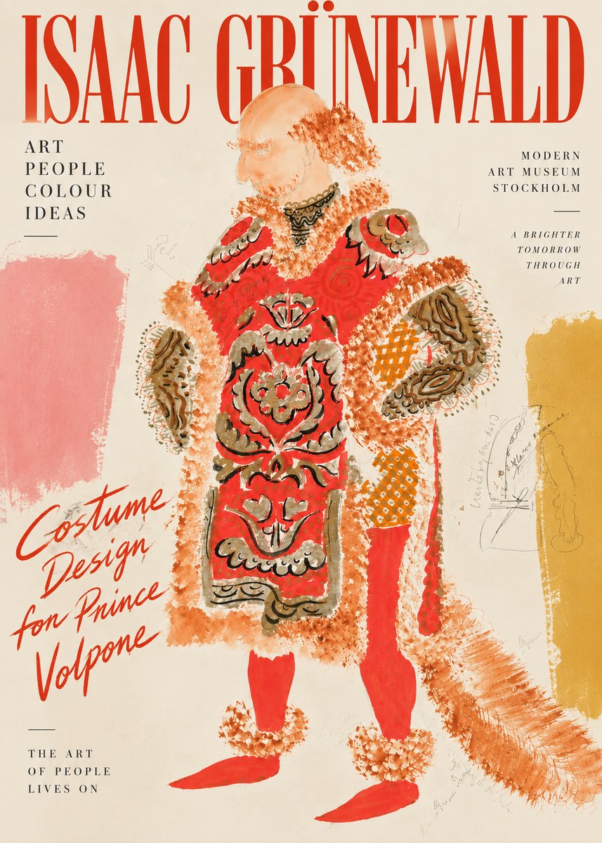 Isaac Grünewald Costume Design for a Theatre Production No4 - Plakát