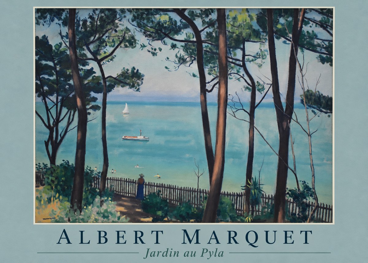 Albert Marquet Jardin Au Pyla No1 - Plakát