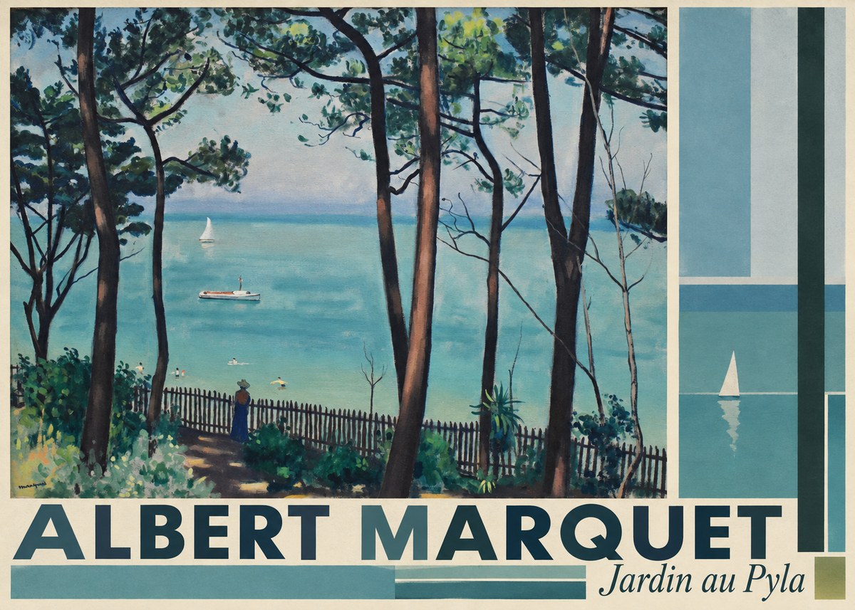 Albert Marquet Jardin Au Pyla No5 - Plakát