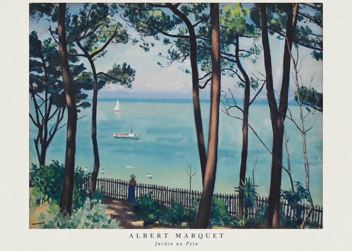 Albert Marquet Jardin Au Pyla No6 - Plakát