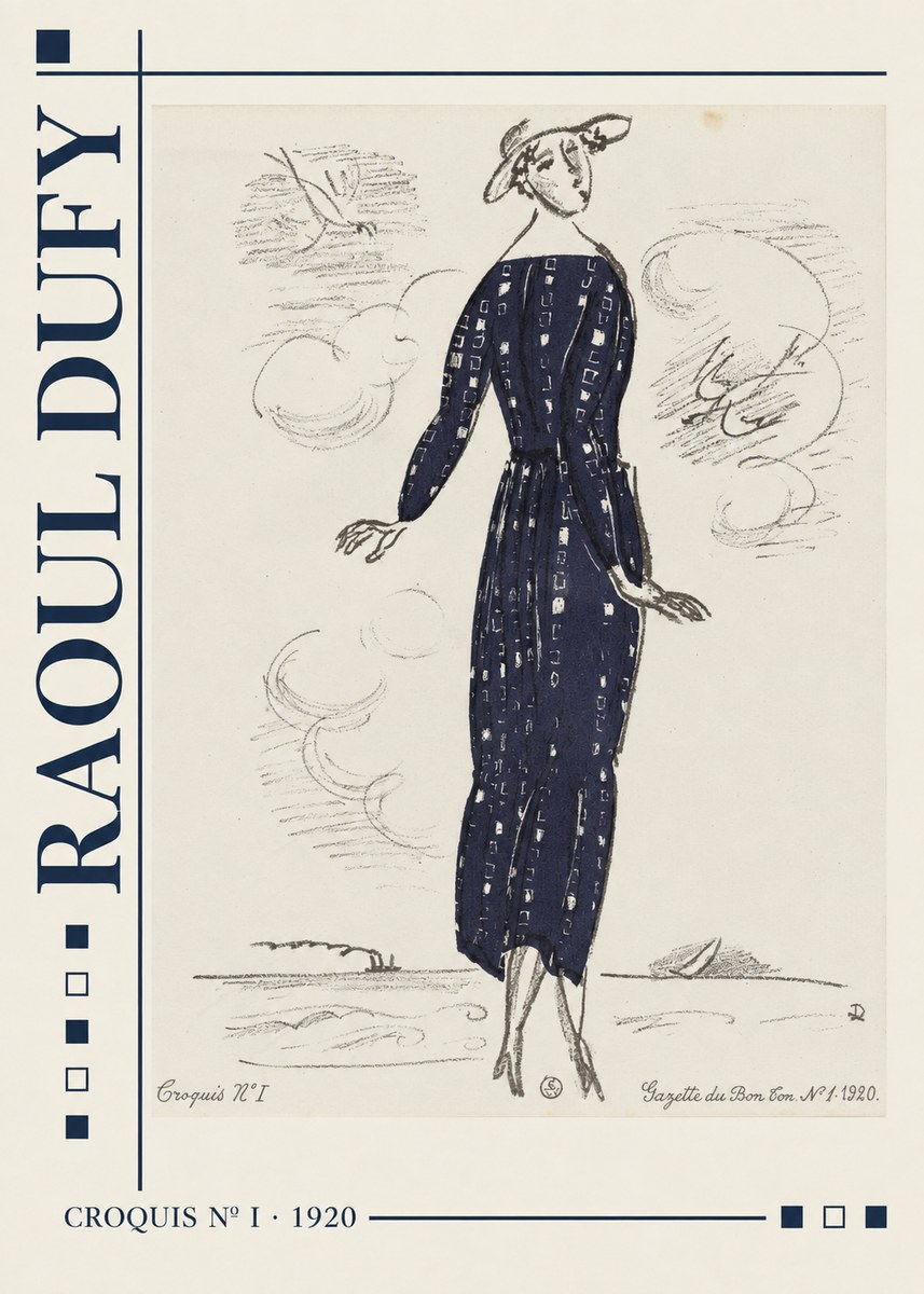 Raoul Dufy Croquis N° I · 1920 No2 - Plakát