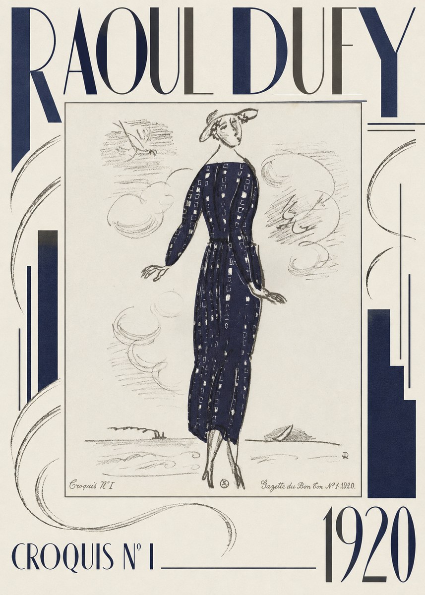Raoul Dufy Croquis N° I · 1920 No6 - Plakát