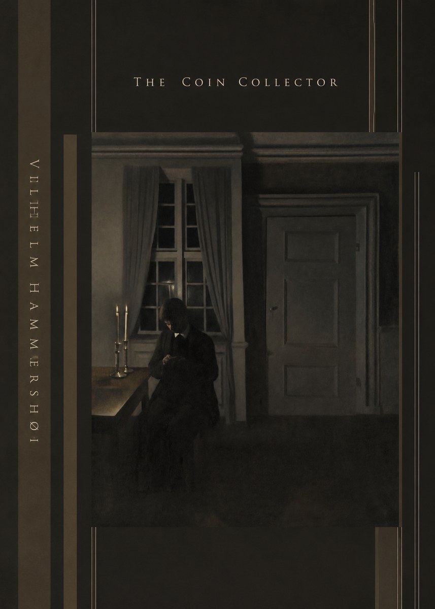 Vilhelm Hammershøi The Coin Collector No4 - Plakát