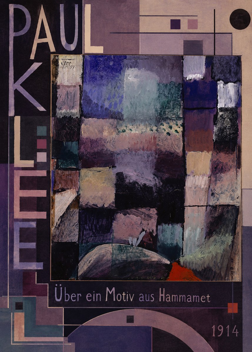 Paul Klee Über Ein Motiv Aus Hammamet No6 - Plakát