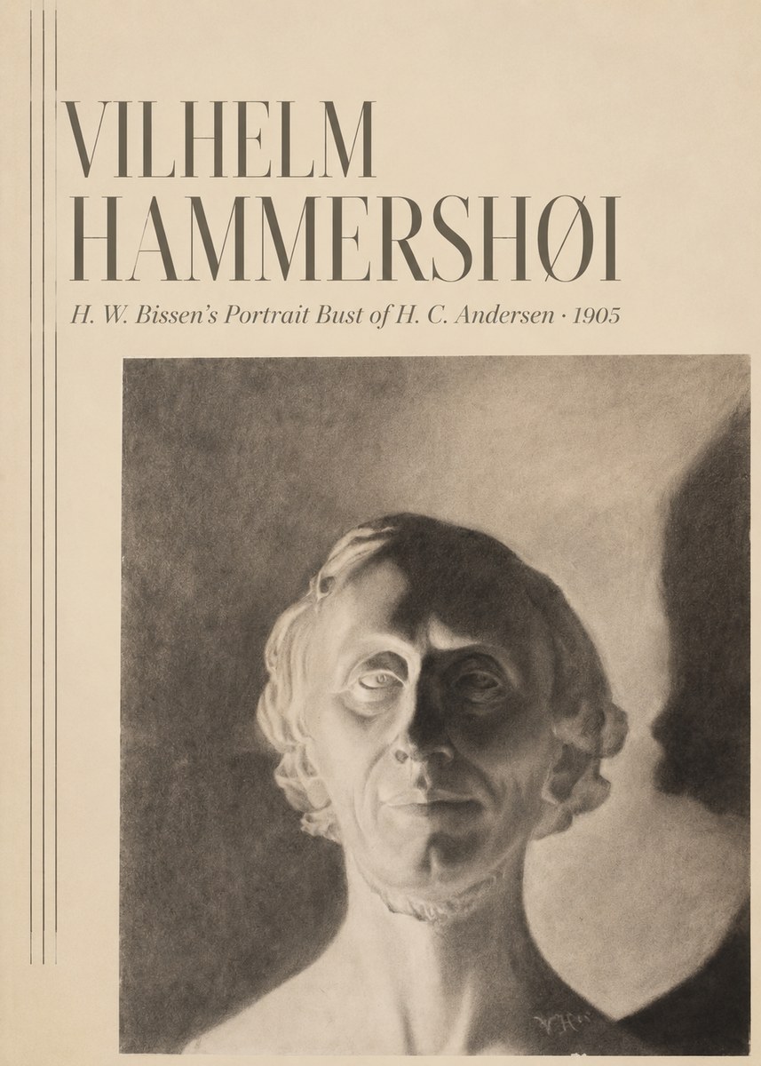 Vilhelm Hammershøi H. W. Bissen's Portrait Bust of H. C. Andersen No3 - Plakát