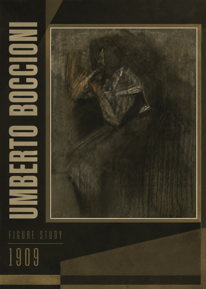 Umberto Boccioni Figure Study I No4 - Plakát