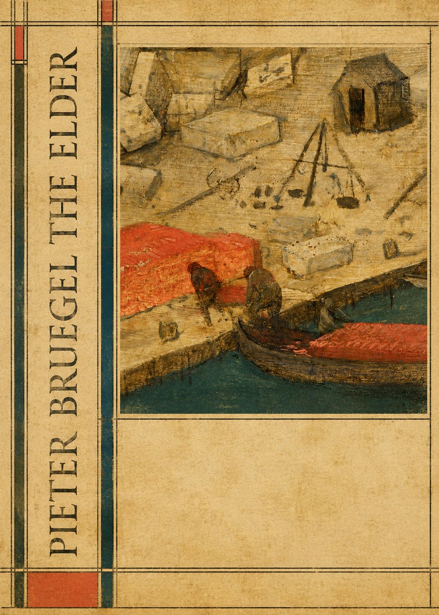Pieter Bruegel A Harbor Scene Detail No2 - Plakát