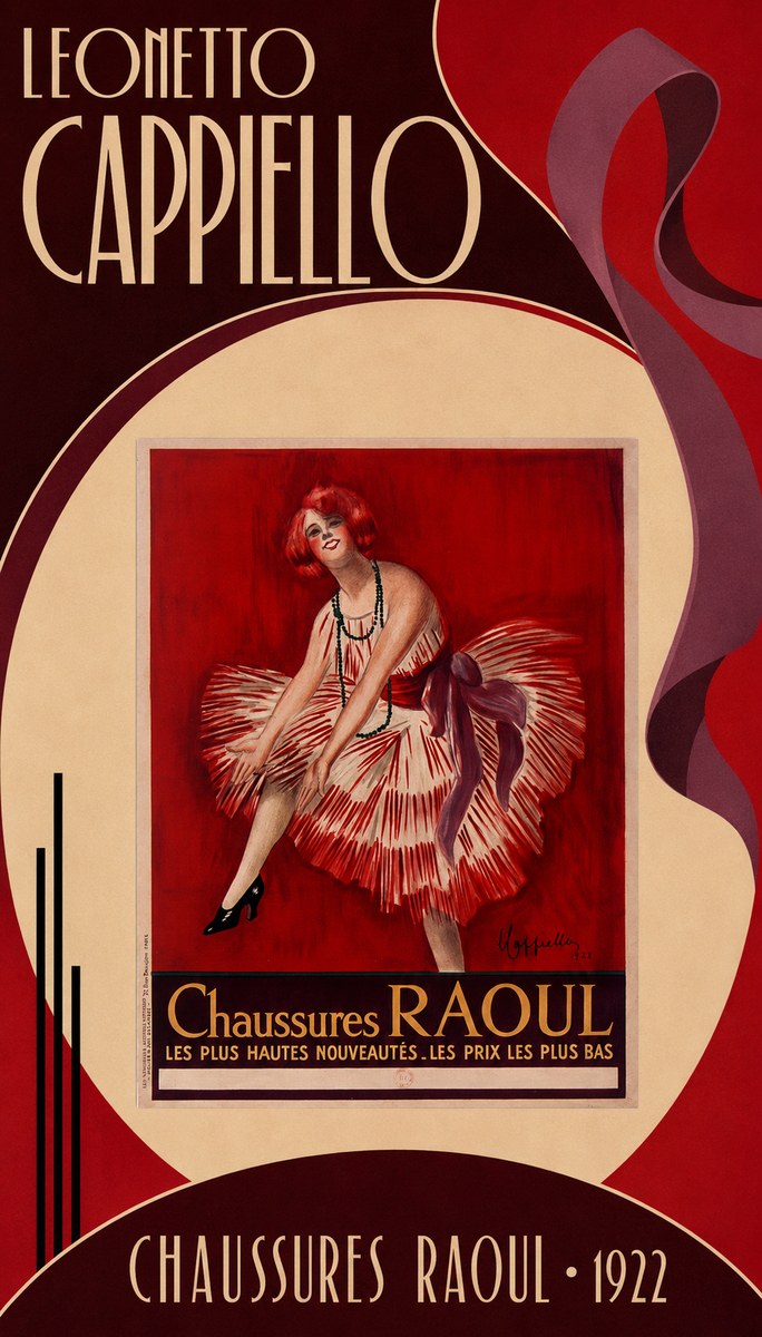 Leonetto Cappiello Chaussures Raoul No6 - Plakát