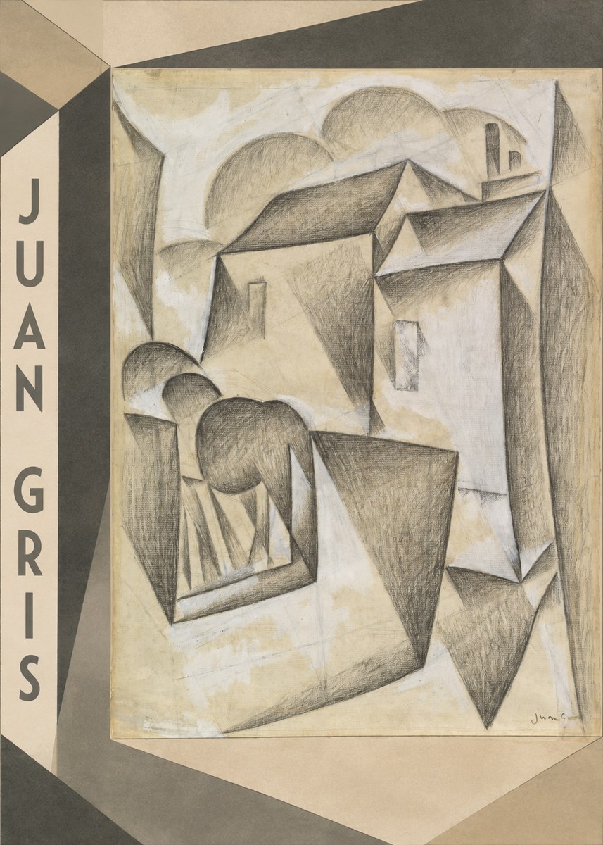 Juan Gris Houses in Paris No2 - Plakát