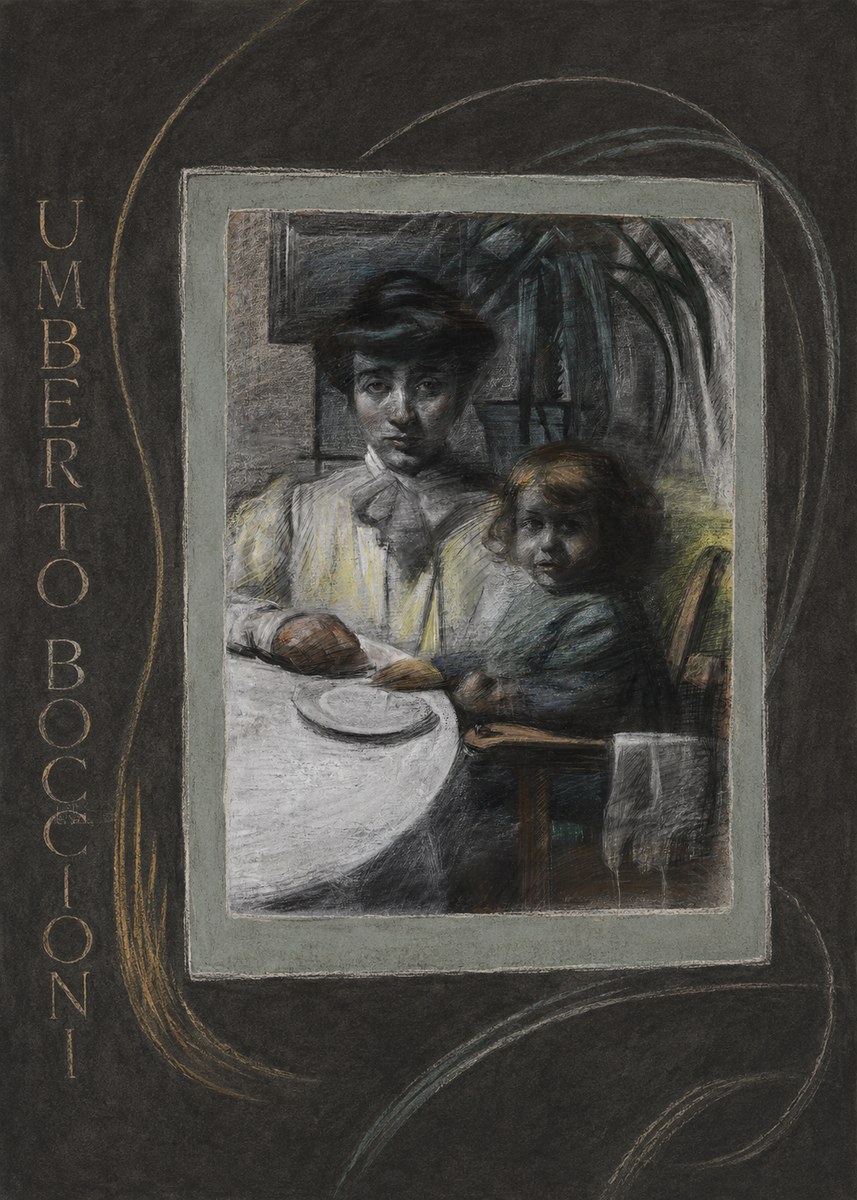 Umberto Boccioni Mother and Sister No3 - Plakát