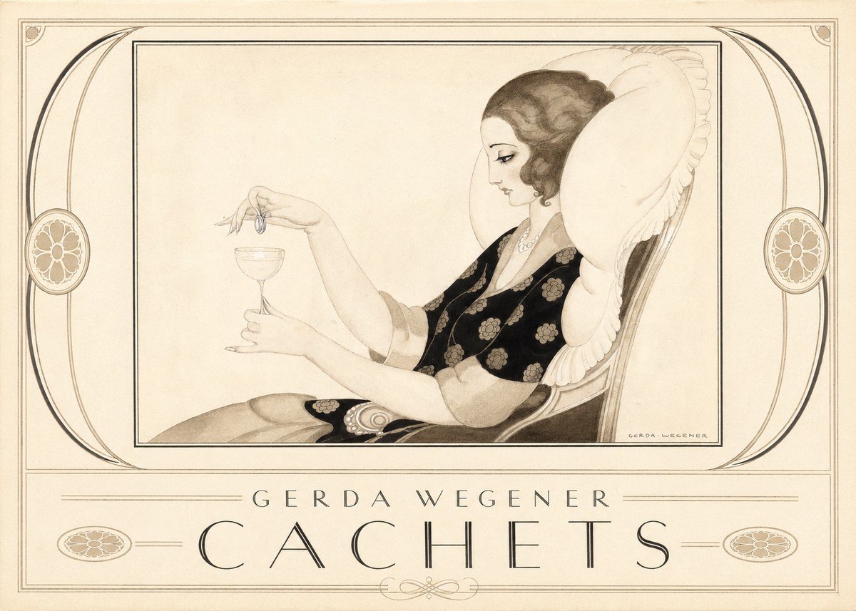 Gerda Wegener Cachets No1 - Plakát
