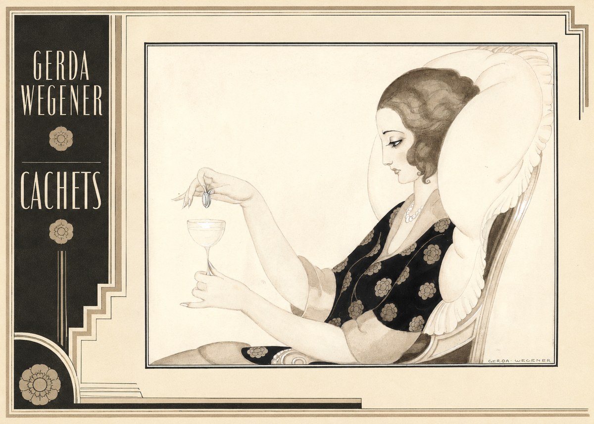 Gerda Wegener Cachets No2 - Plakát