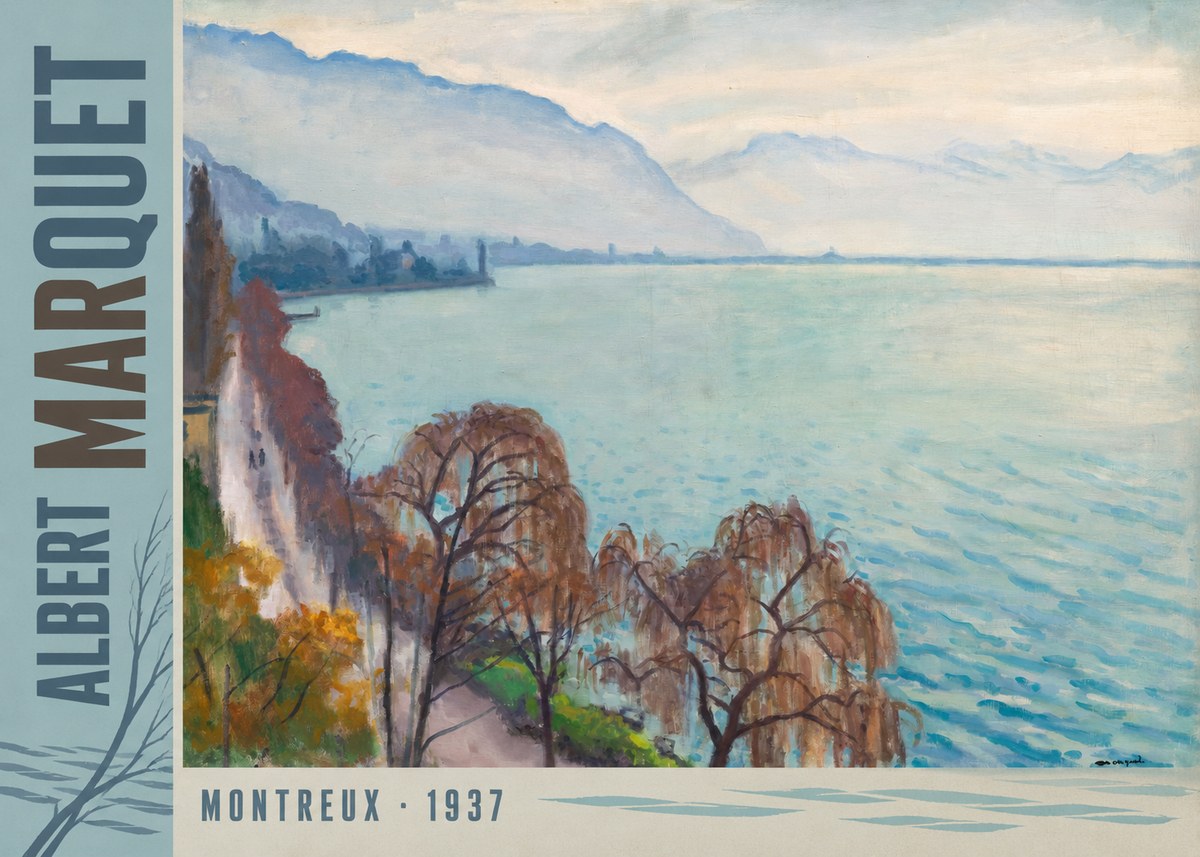 Albert Marquet Montreux No2 - Plakát
