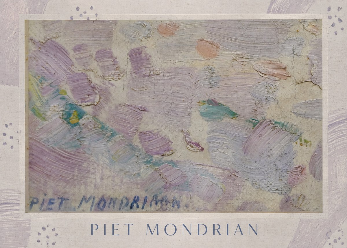 Piet Mondrian Abstract Composition No1 - Plakát