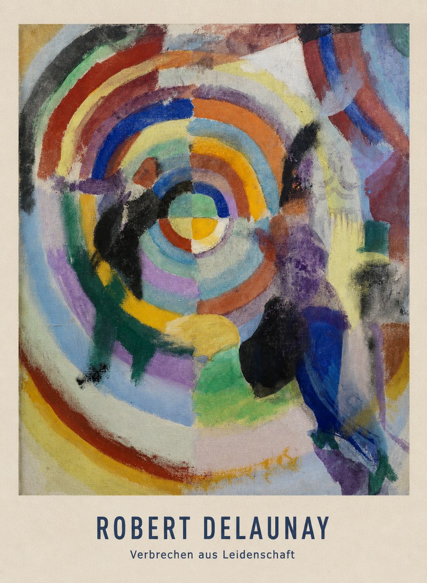 Robert Delaunay Verbrechen Aus Leidenschaft No4 - Plakát