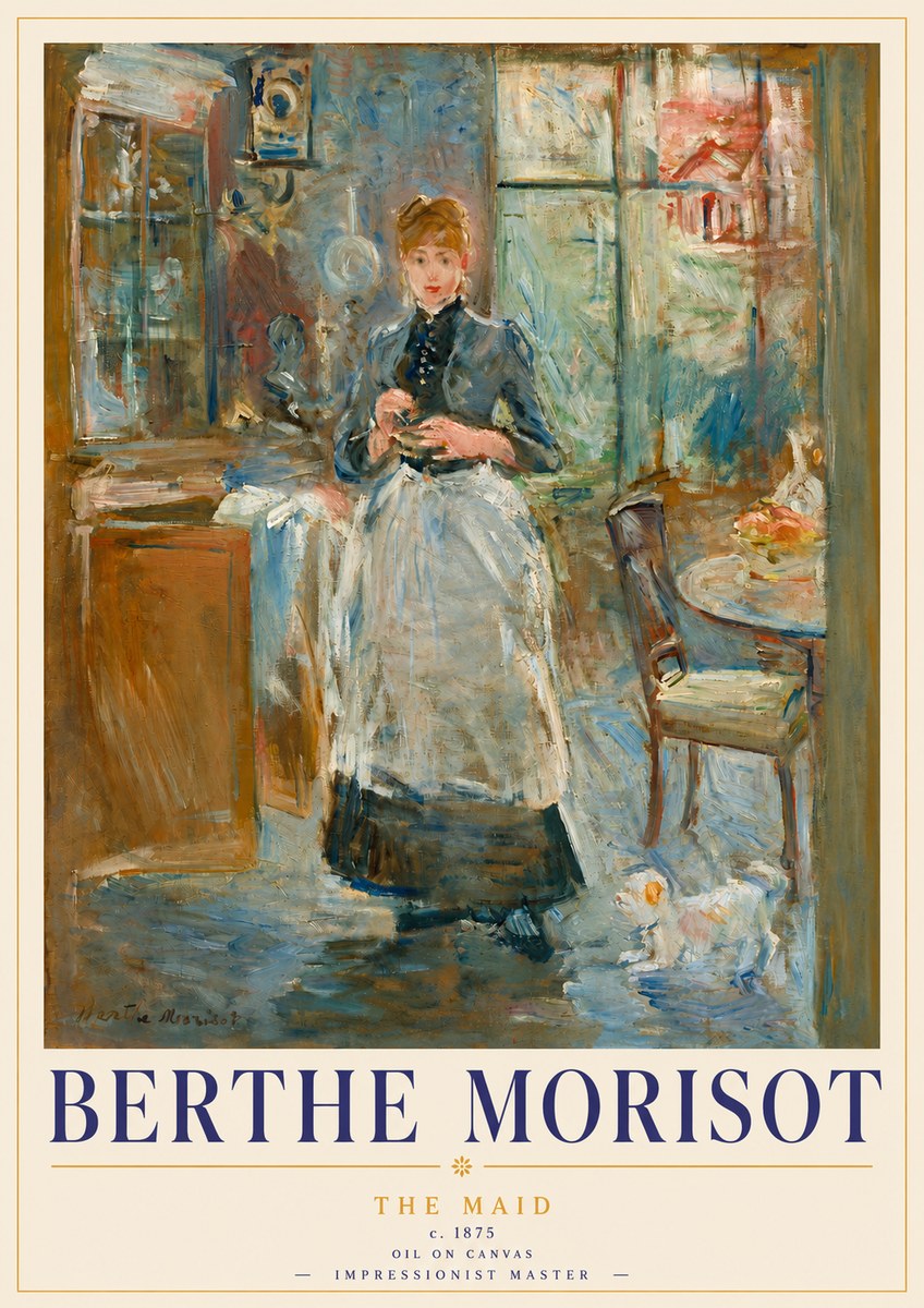 Berthe Morisot The Maid No4 - Plakát