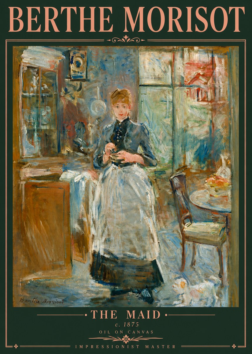 Berthe Morisot The Maid No5 - Plakát