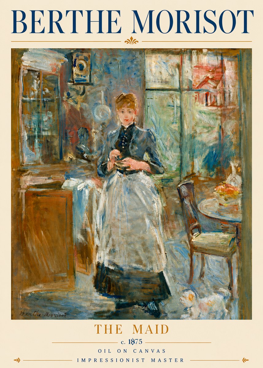 Berthe Morisot The Maid No6 - Plakát