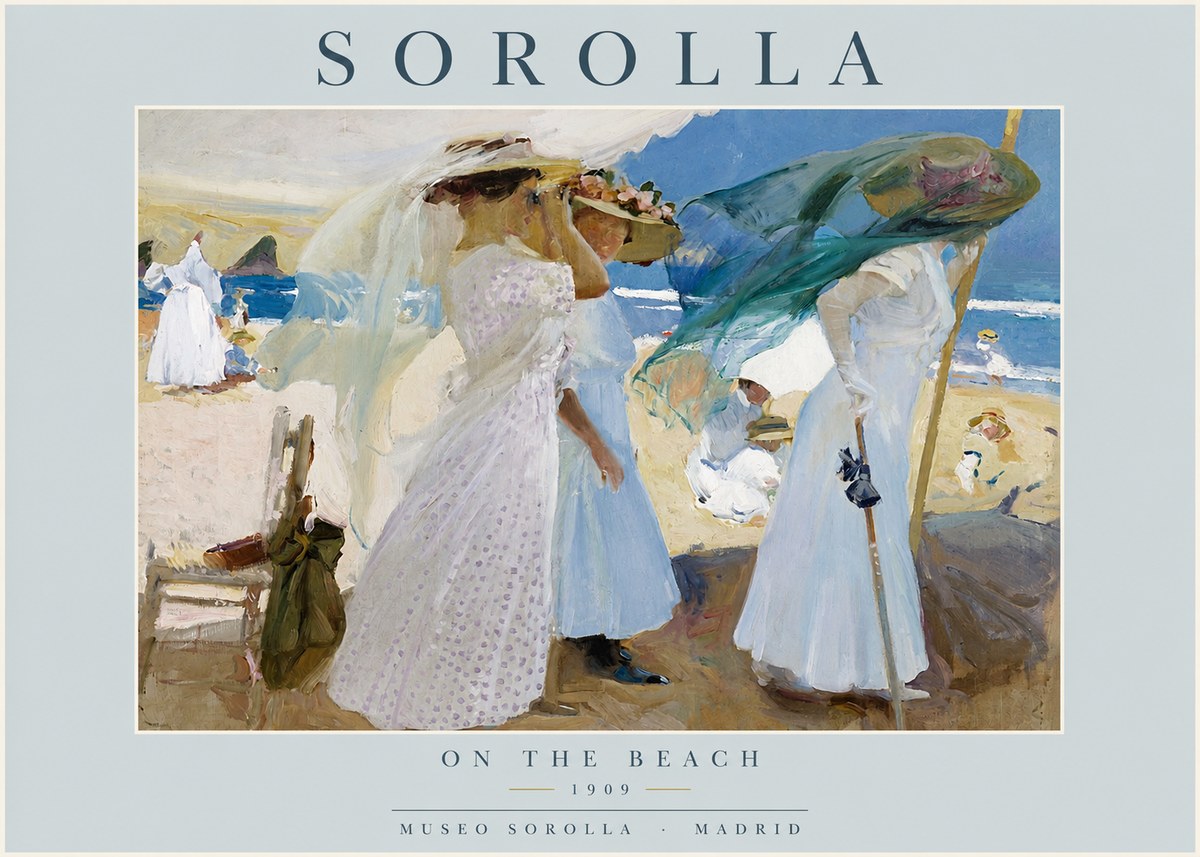 Sorolla On the Beach No2 - Plakát