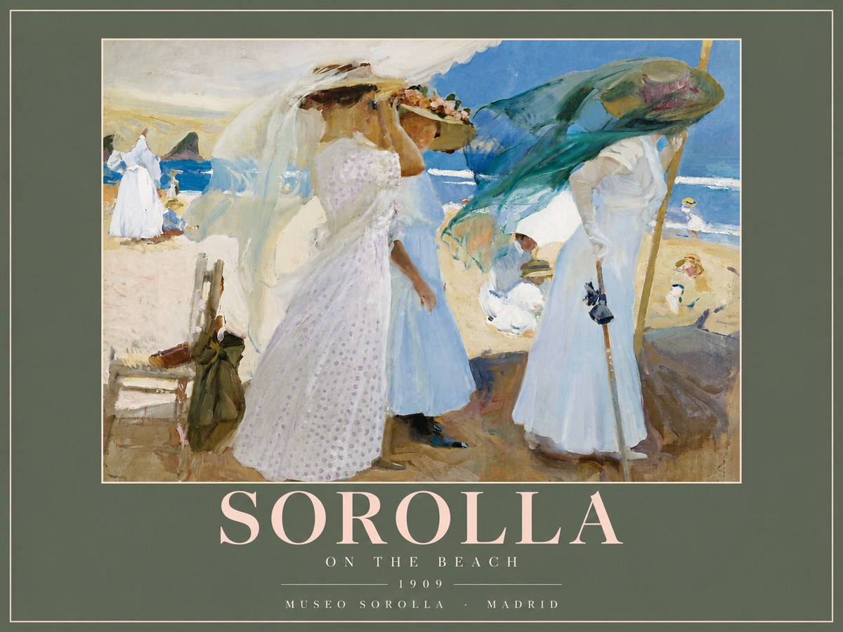 Sorolla On the Beach No4 - Plakát