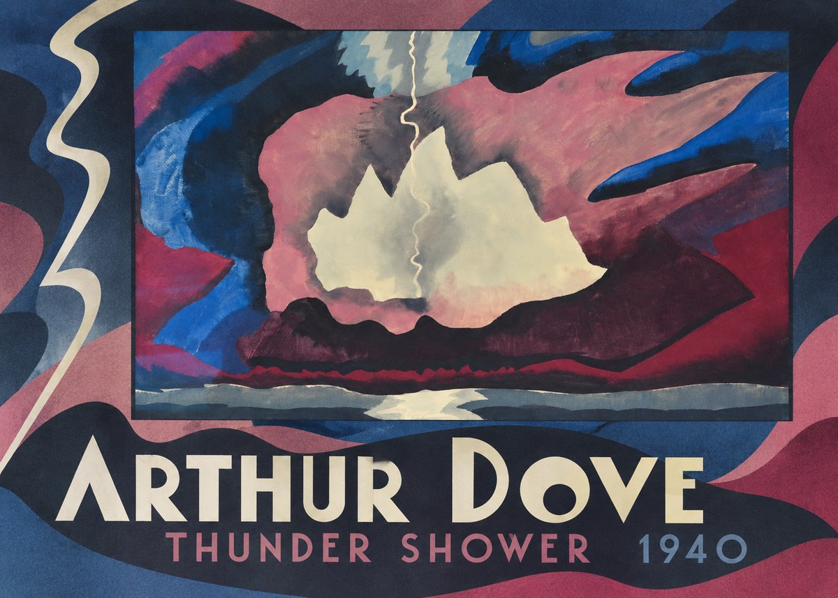 Arthur Dove Thunder Shower No2 - Plakát
