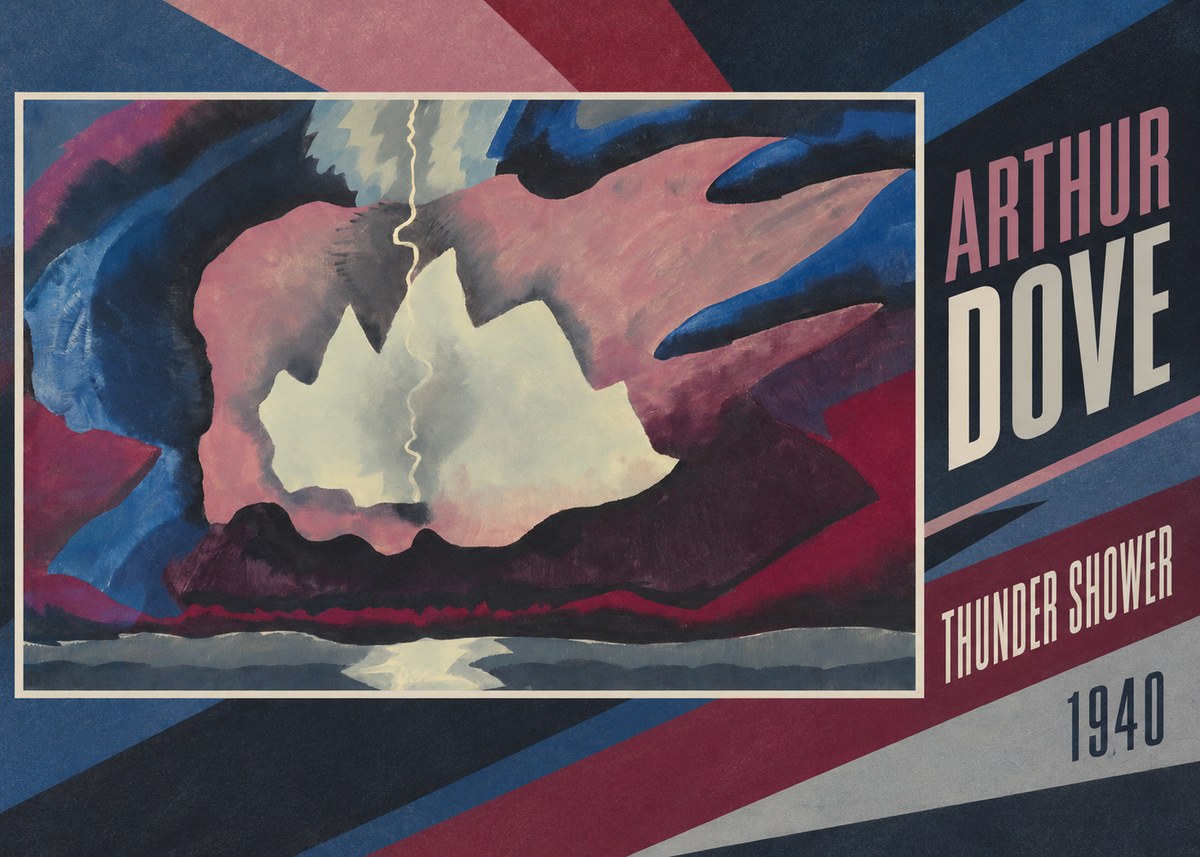 Arthur Dove Thunder Shower No4 - Plakát