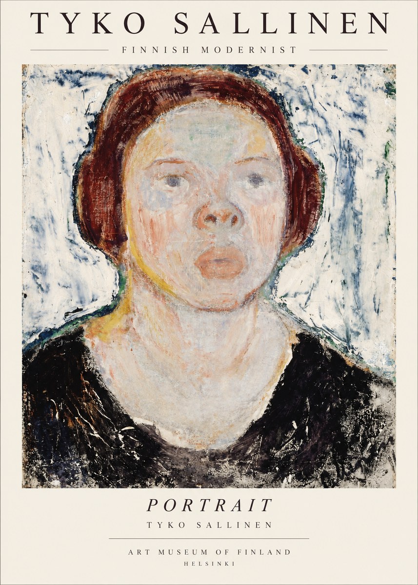 Tyko Sallinen Portrait I No1 - Plakát