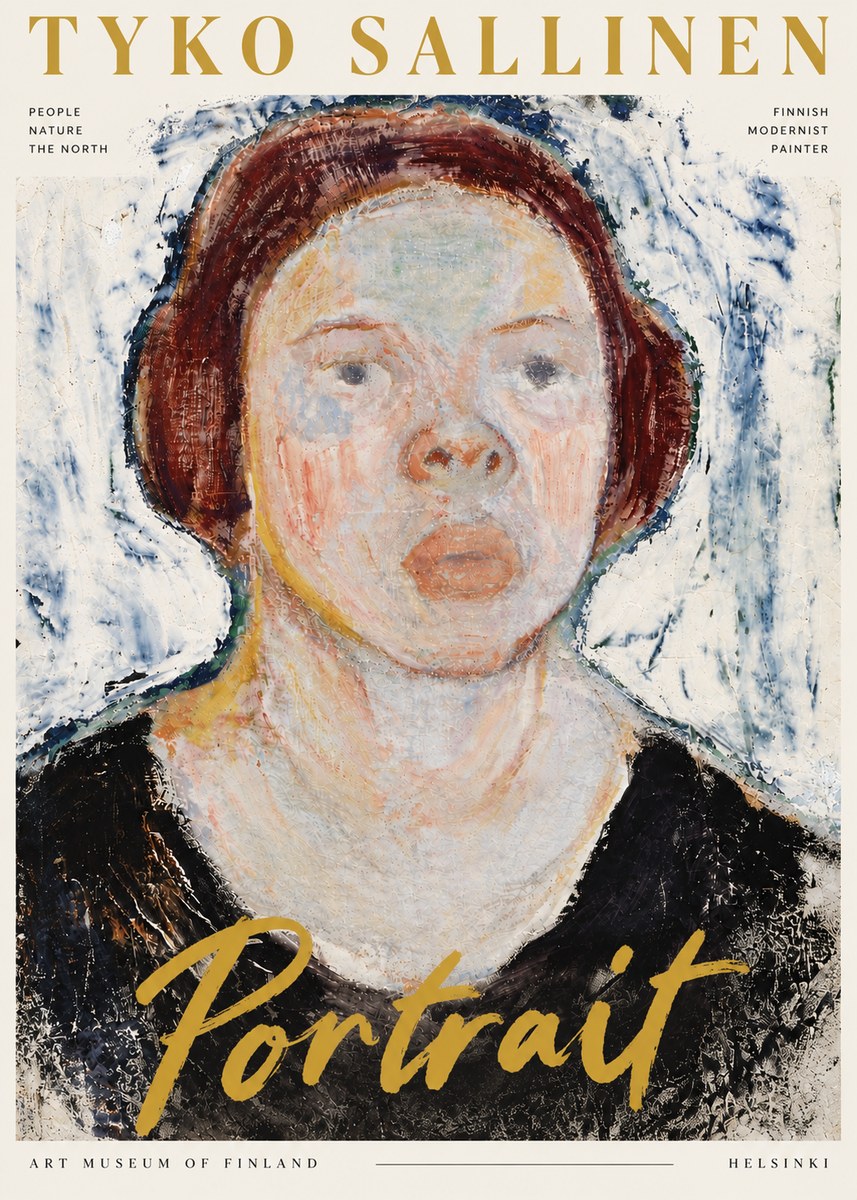 Tyko Sallinen Portrait I No6 - Plakát