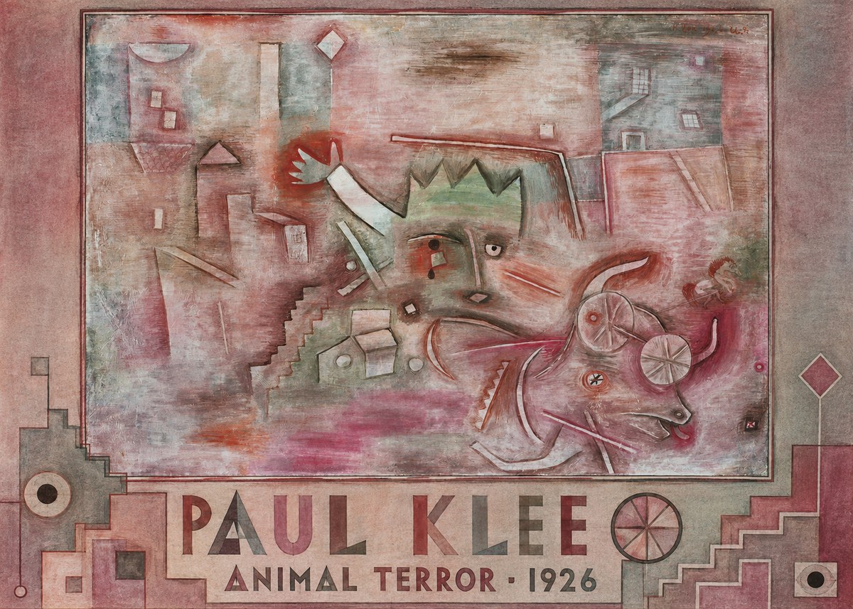Paul Klee Animal Terror No6 - Plakát