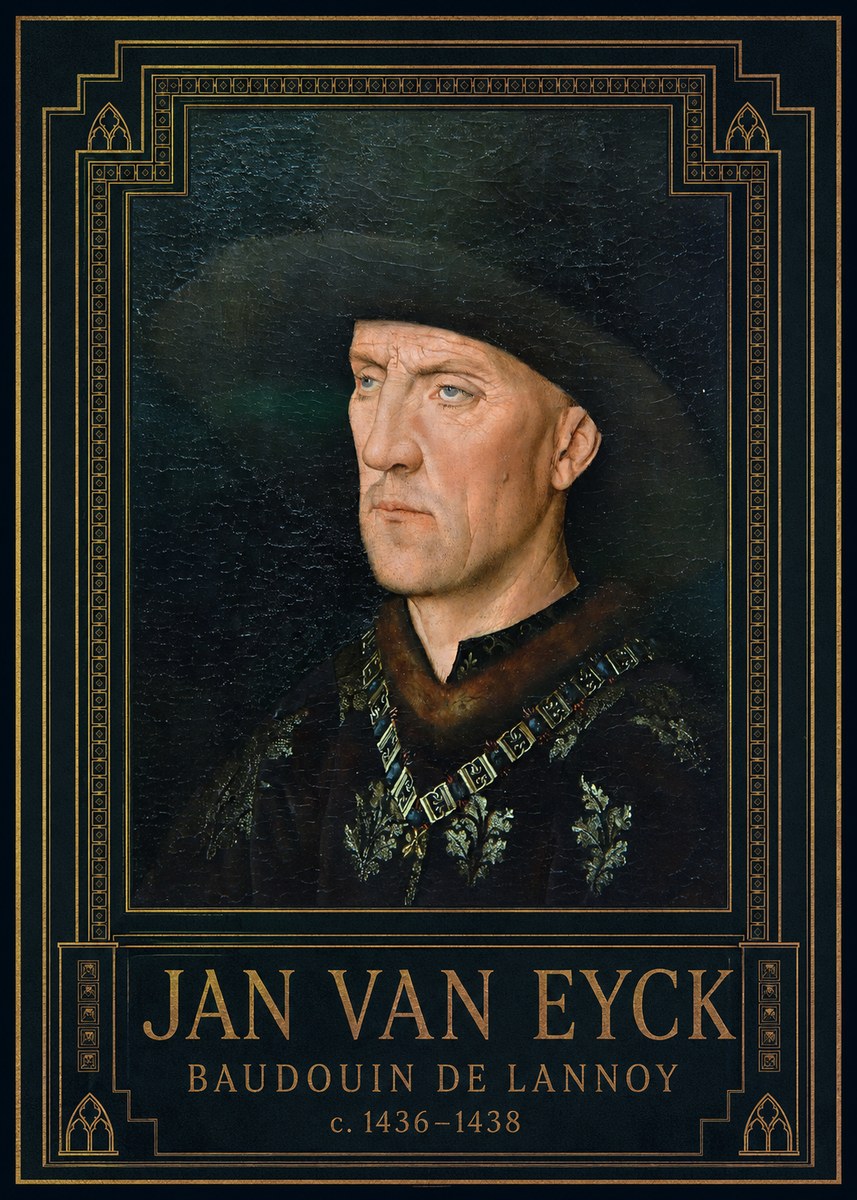 Jan van Eyck Baudouin De Lannoy No3 - Plakát