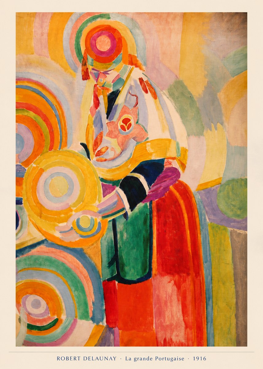 Robert Delaunay La Grande Portugaise II No6 - Plakát